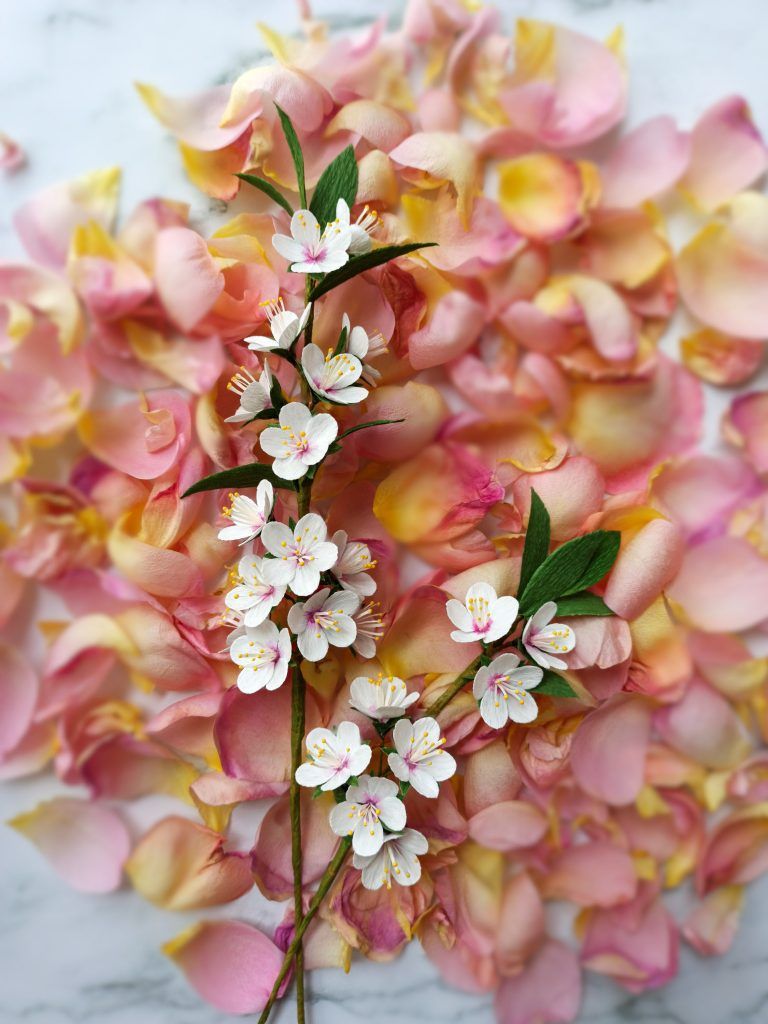 ramos de novia de papel flores papel crepé