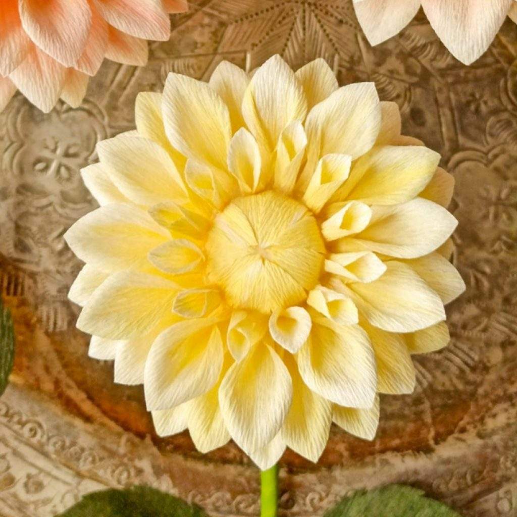 Flores de papel crepé, ramos de novia de papel, pedidos personalizados