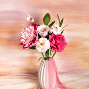 cómo conservar flores de papel en casa