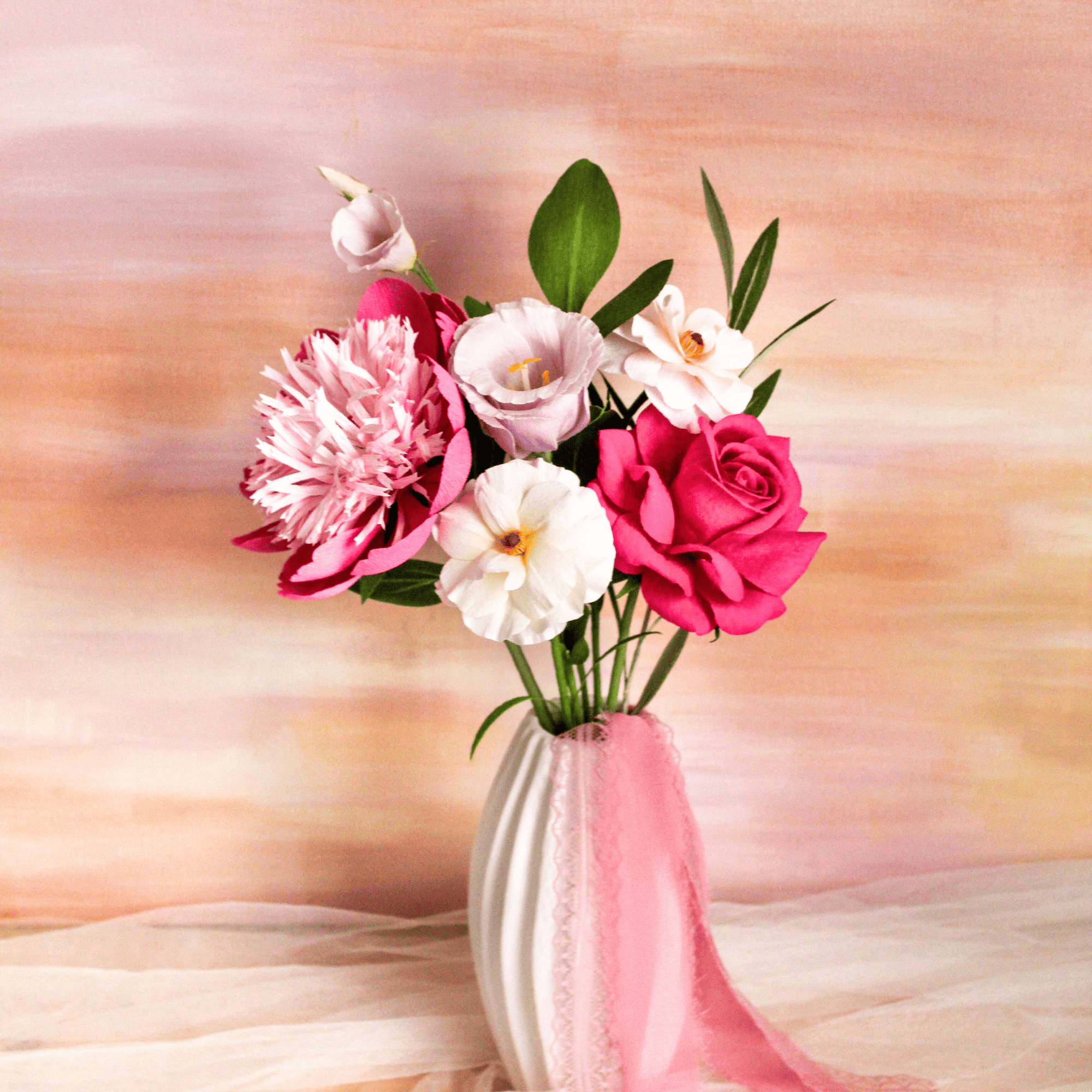 cómo conservar flores de papel en casa